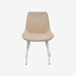 Set masa + 3 scaune Evelin DT-404-5Wh + YTC-055Wh UF885-03 (White/Light Beige) Thumb