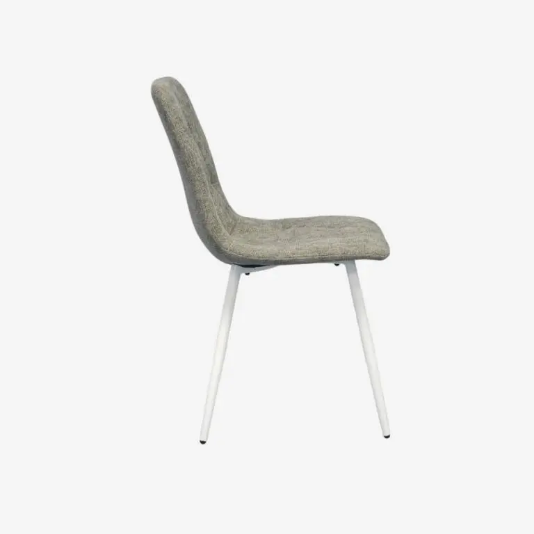 Комплект стол + 3 стула Evelin DT-404-5Wh + YTC-080Wh UF885-14 (White/Grey) - 5