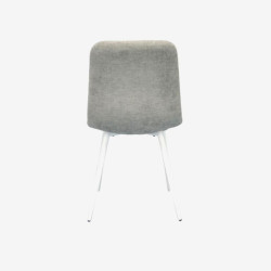Комплект стол + 3 стула Evelin DT-404-5Wh + YTC-080Wh UF885-14 (White/Grey) Thumb