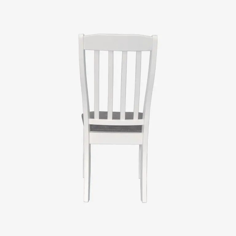 Set masa + 4 scaune Evelin Cooper + Wenyi NV-10WP (White/Grey) - 5