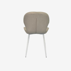 Set masa + 4 scaune Evelin DT-402-5Wh + YTC-064Wh Bjorn-24 (White/Light Beige) Thumb
