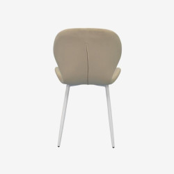 Set masa + 4 scaune Evelin DT-402-5Wh + YTC-064Wh UF910-01 (White/Light Beige) Thumb