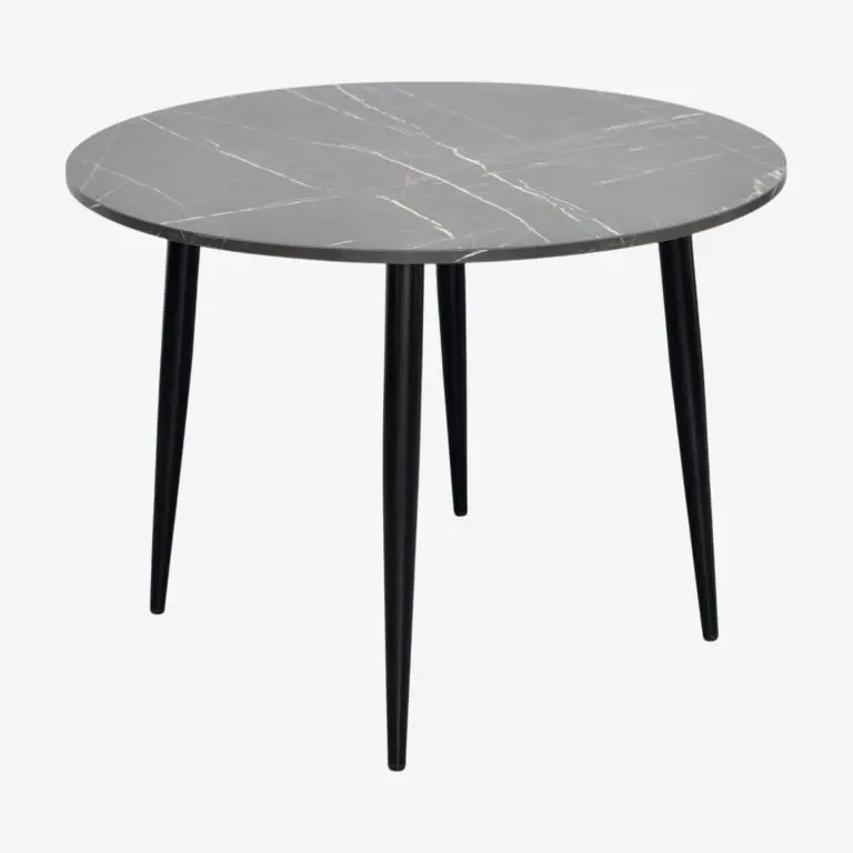 Set masa + 4 scaune Evelin DT-402-6B + YTC-055B Bluvel-14 (Black Marble/Dark Grey) - 2