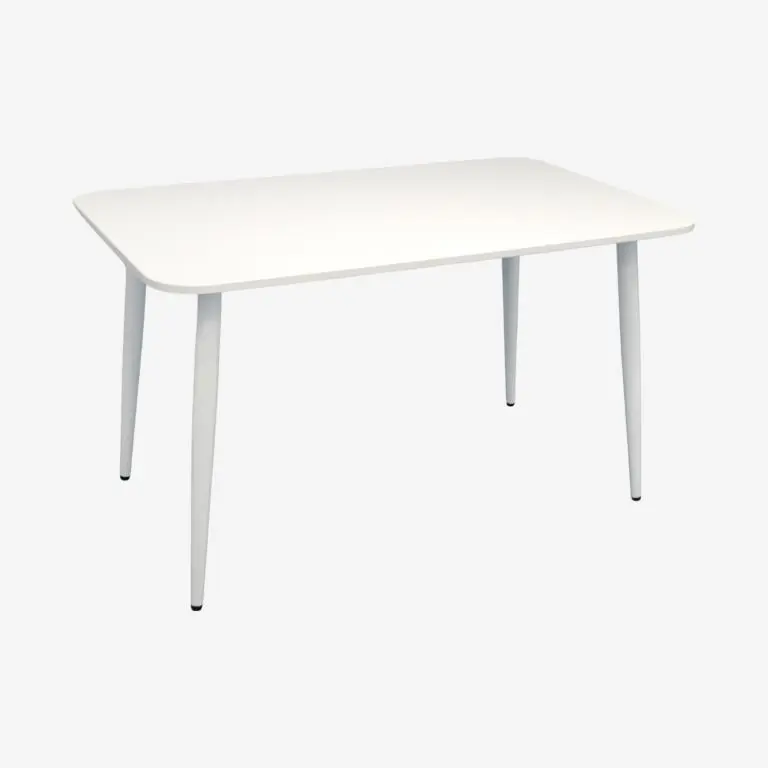 Set masa + 4 scaune Evelin DT-405-4Wh + YTC-055Wh UF885-03 (White/Light Beige) - 2