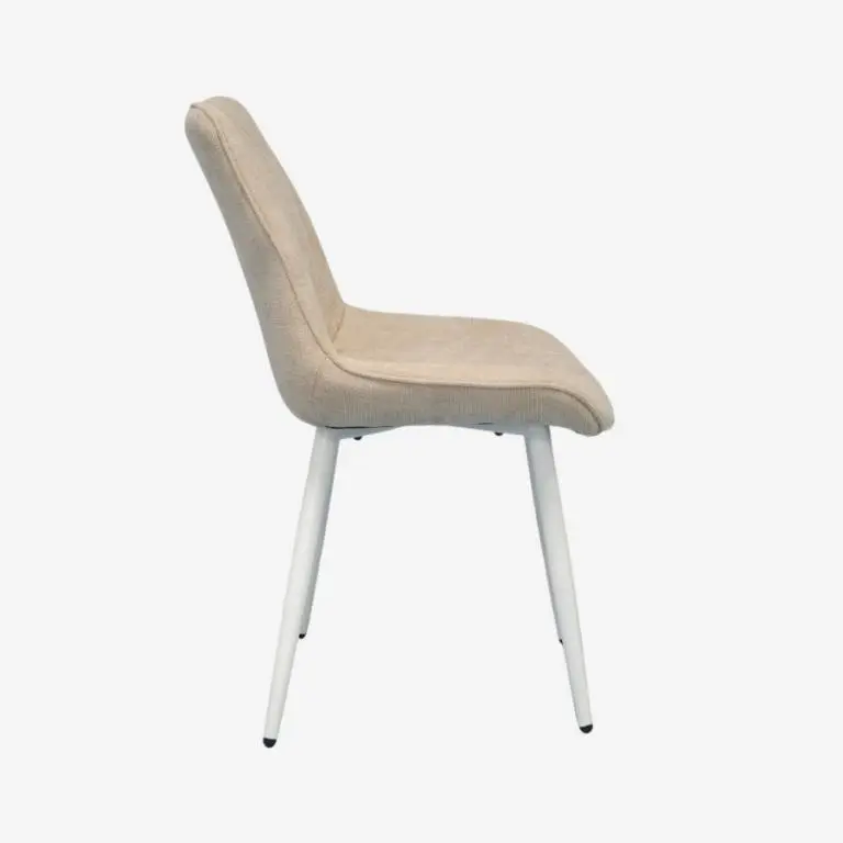 Set masa + 4 scaune Evelin DT-531R Wh + YTC-055Wh UF885-03 (White/Light Beige) - 8