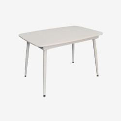 Set masa + 4 scaune Evelin DT-532R Wh + YTC-055Wh Blu-13 (White/Light Grey) Thumb