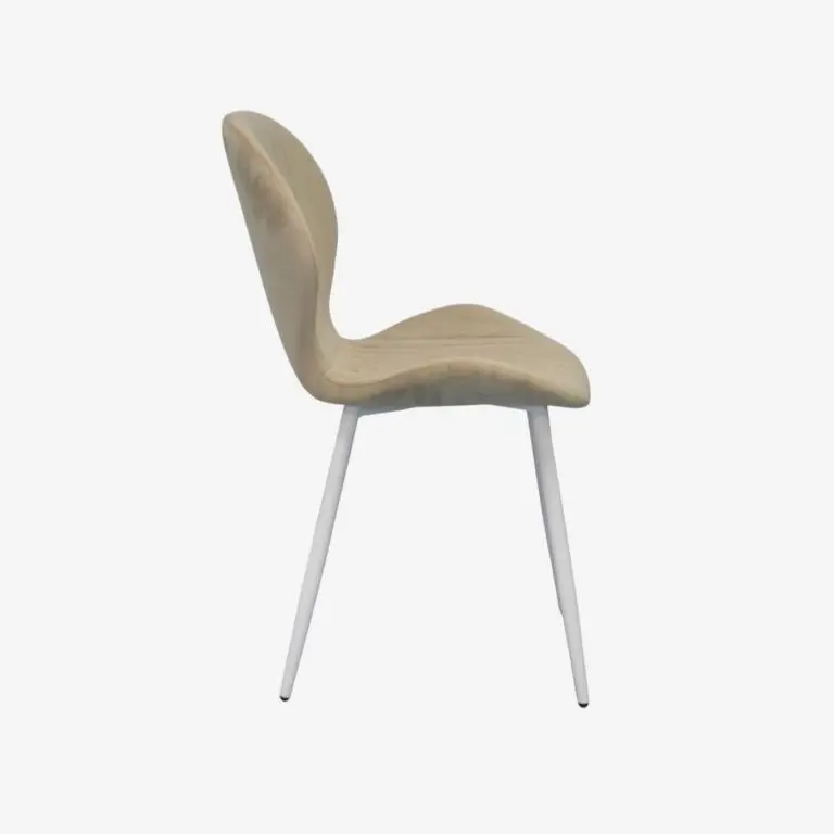Set masa + 4 scaune Evelin DT-532R Wh + YTC-064Wh UF910-01 (White/Light Beige) - 7