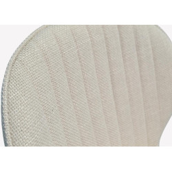 Set masa + 4 scaune Evelin DT-533R Wh + YTC-064Wh Bjorn-24 (White/Light Beige) Thumb