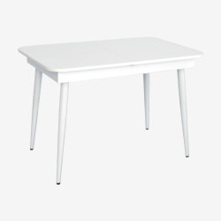 Set masa + 6 scaune Evelin DT-432-1R Wh + YTC-064Wh UF910-01 (White/Light Beige) Thumb