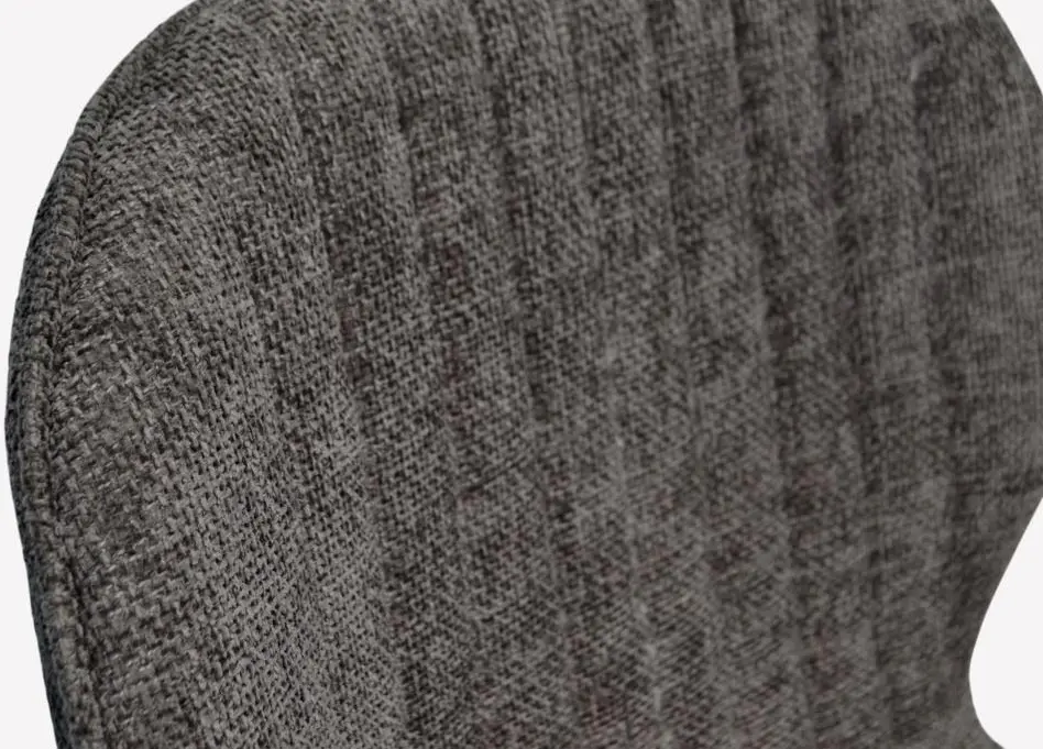 Комплект стол + 6 стульев Evelin DT-532R B + YTC-064B UF885-15 (White/Dark Grey) - 9
