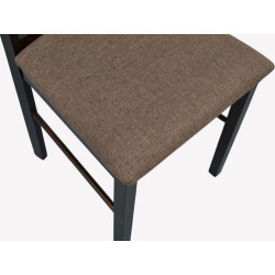 Set masa + 6 scaune Evelin HV-29V + Gloria Ekea-12 (Chocolate/Dark Brown) Thumb