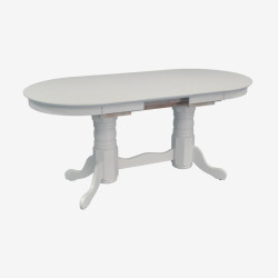 Set masa + 6 scaune Evelin HV-31N + Wenyi NV-10WP (White/Grey) Thumb
