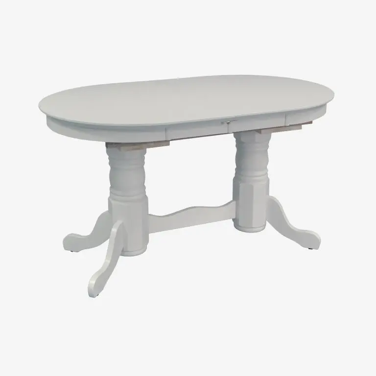 Set masa + 6 scaune Evelin HV-31N + YTC-064Wh Bjorn-24 (White/Light Beige) - 2