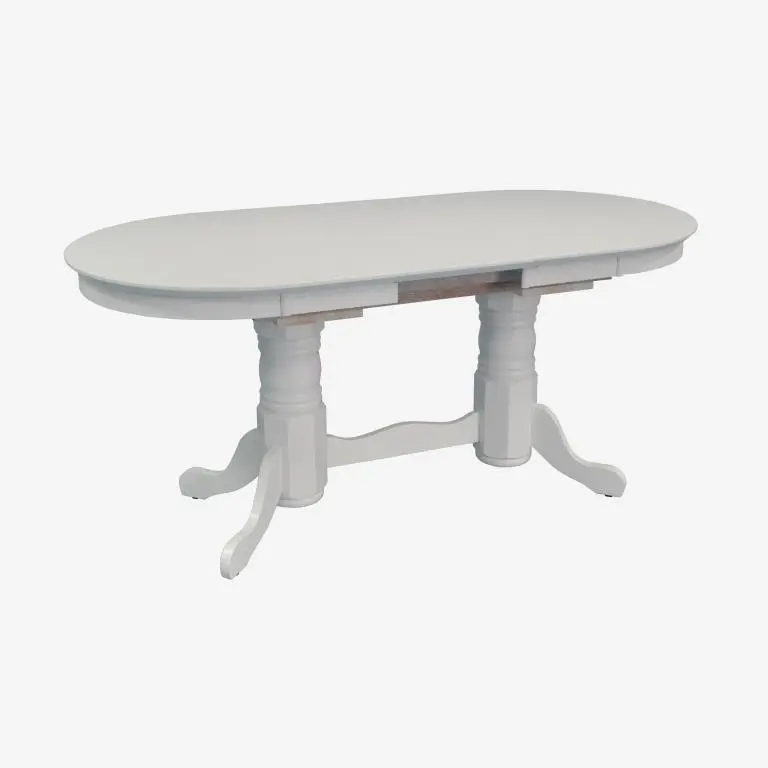 Set masa + 6 scaune Evelin HV-31N + YTC-064Wh Bjorn-24 (White/Light Beige) - 3