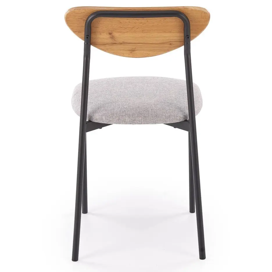 Комплект стол + 4 стула Halmar Dicky (Natural/Grey) - 11