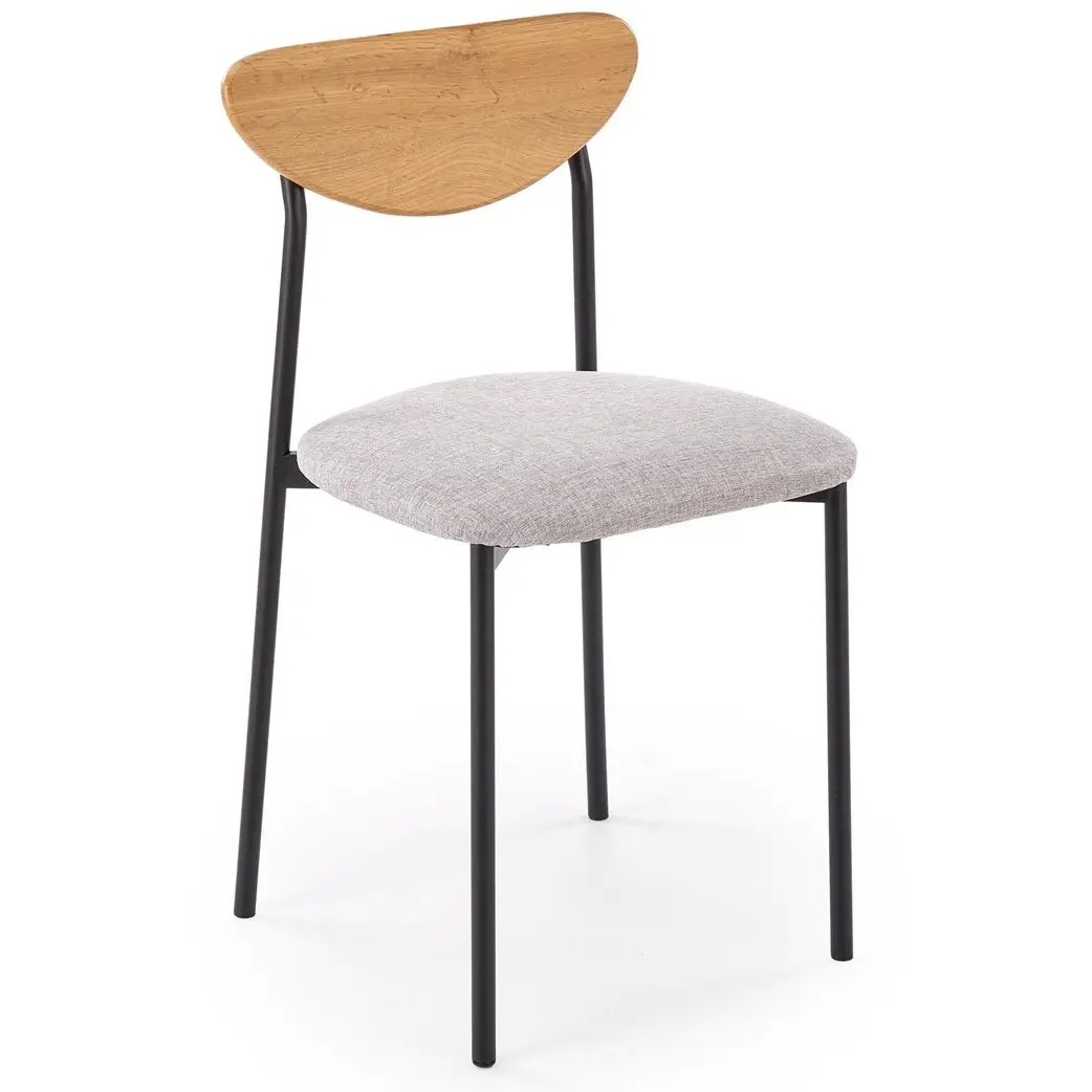 Комплект стол + 4 стула Halmar Dicky (Natural/Grey) - 7