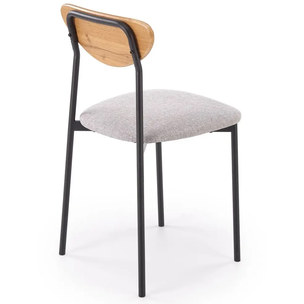 Комплект стол + 4 стула Halmar Dicky (Natural/Grey) - 8