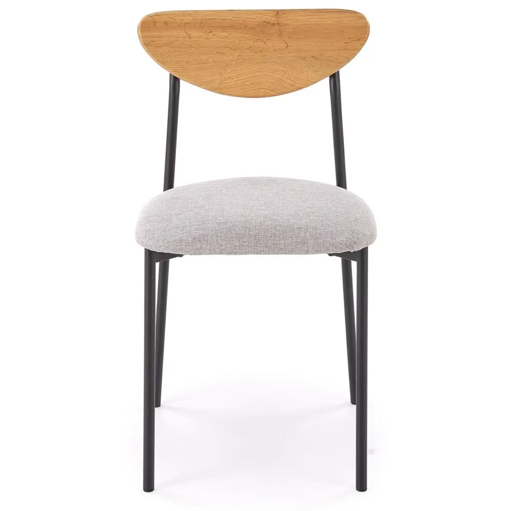 Комплект стол + 4 стула Halmar Dicky (Natural/Grey) - 10