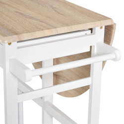 Set masa si scaune Homcom 801-117 (White/Natural) Thumb