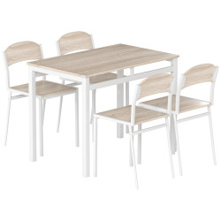 Обеденный набор Homcom 835-087 (Light Grey/White) Thumb