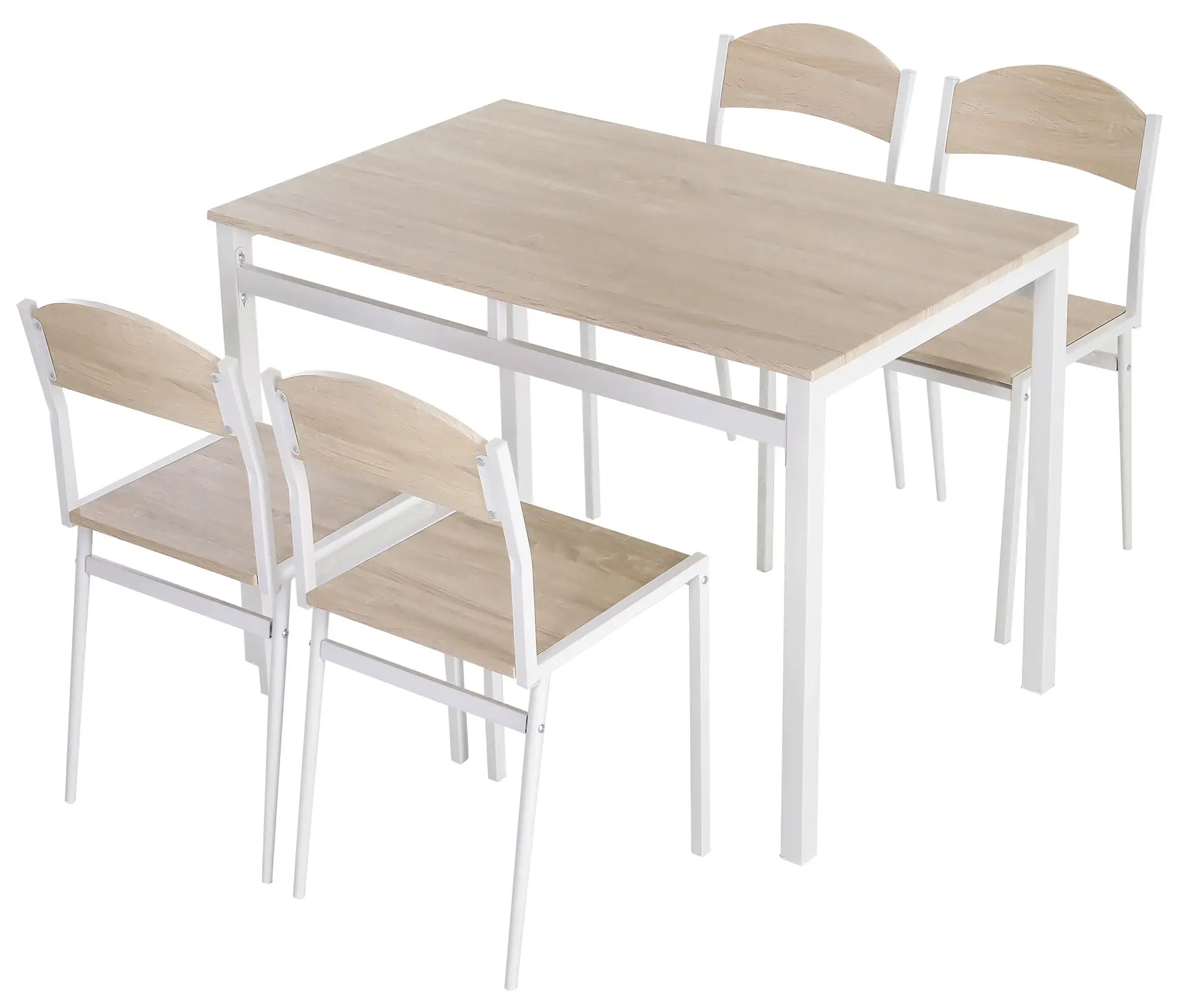 Обеденный набор Homcom 835-087 (Light Grey/White) - 3