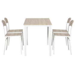 Обеденный набор Homcom 835-087 (Light Grey/White) Thumb