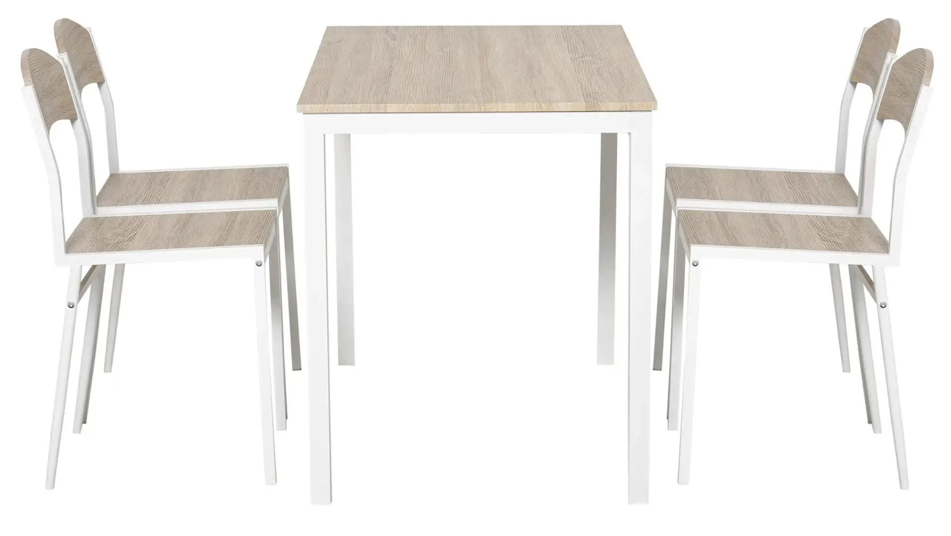 Обеденный набор Homcom 835-087 (Light Grey/White) - 4