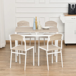 Обеденный набор Homcom 835-087 (Light Grey/White) Thumb