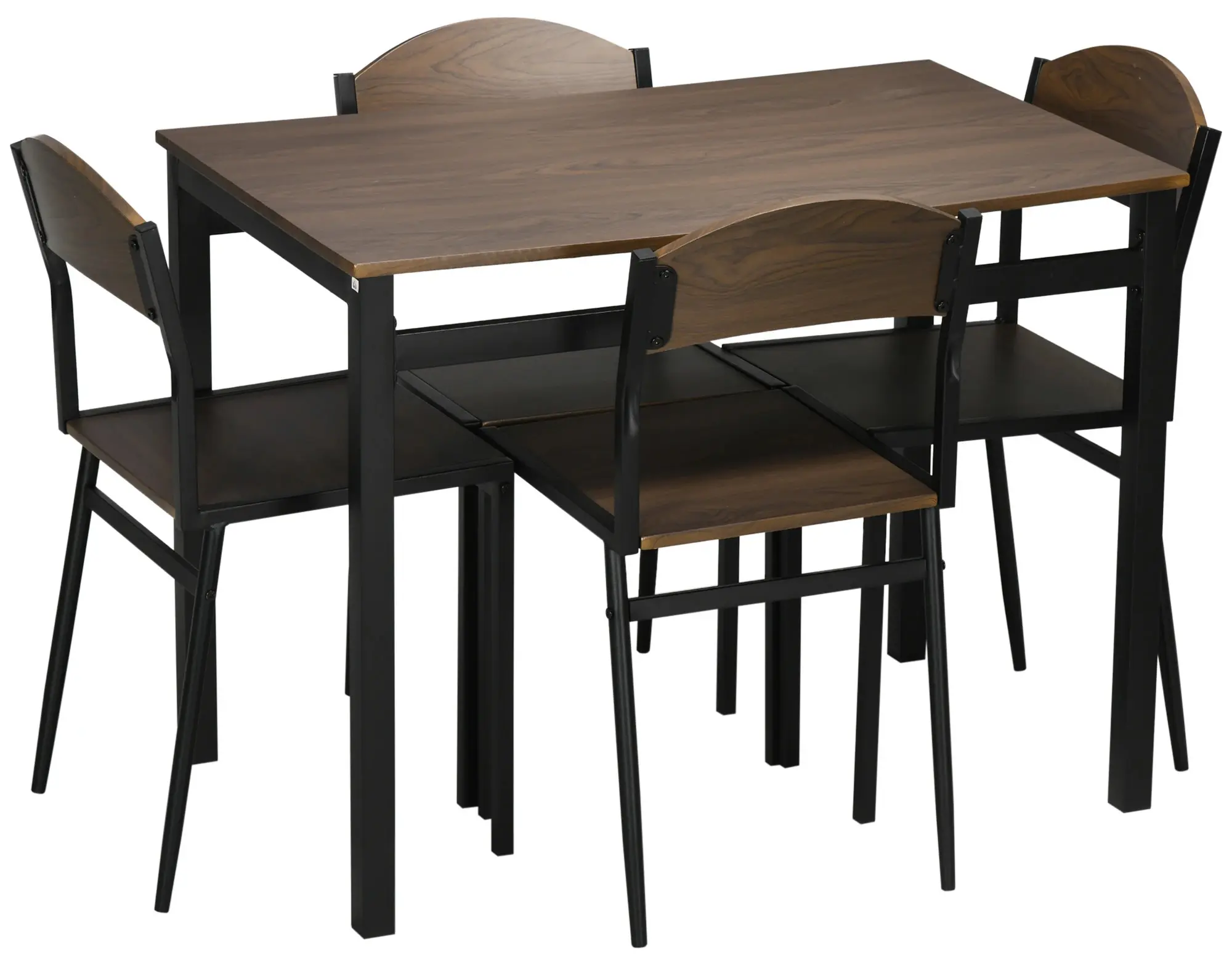 Обеденный набор Homcom 835-087V00DR (Brown/Black) - 3