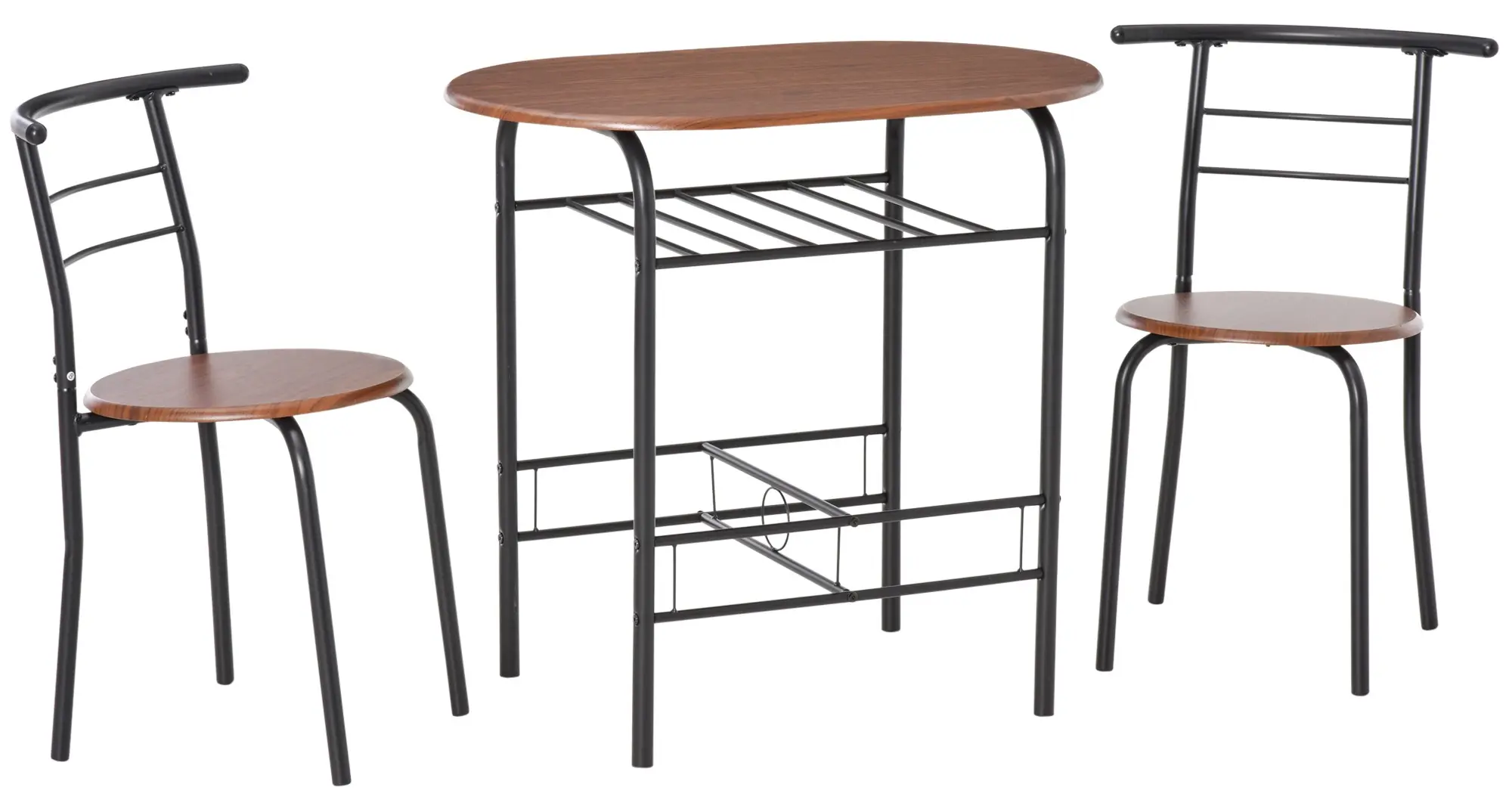 Обеденный набор Homcom 835-134 (Brown/Black) - 2