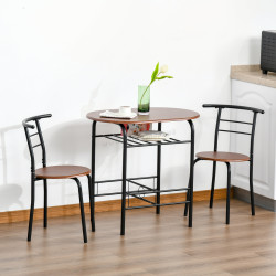 Обеденный набор Homcom 835-134 (Brown/Black)