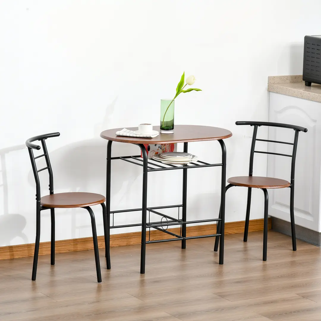 Обеденный набор Homcom 835-134 (Brown/Black)