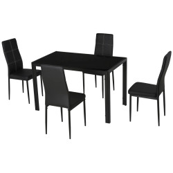 Обеденный набор Homcom 835-255BK (Black) Thumb