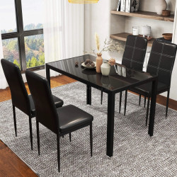 Обеденный набор Homcom 835-255BK (Black)