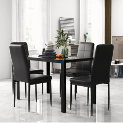 Обеденный набор Homcom 835-255BK (Black) Thumb