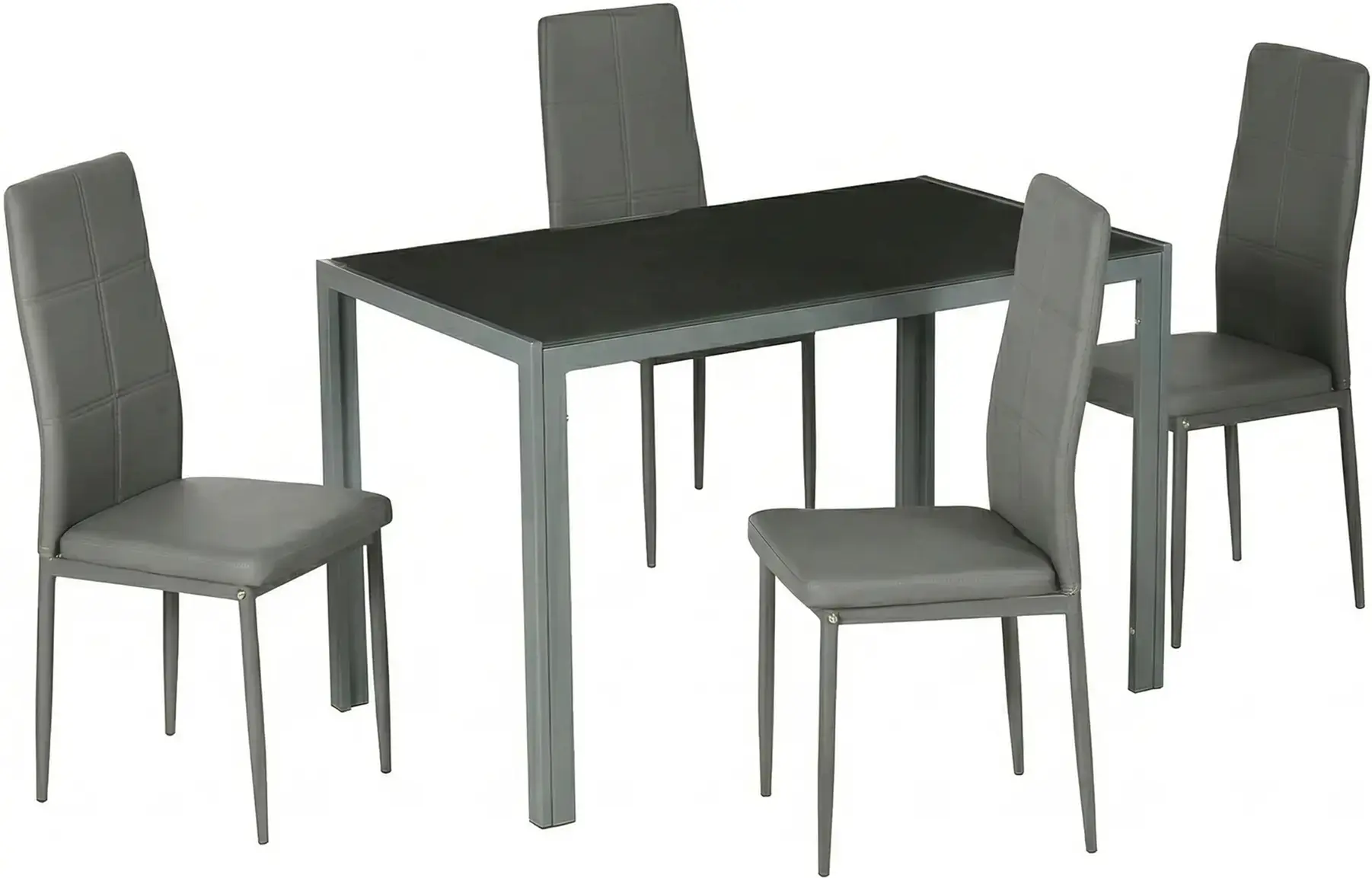 Обеденный набор Homcom 835-255V00GY 1+4 (Grey) - 2