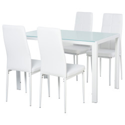 Обеденный набор Homcom 835-255WT (White) Thumb