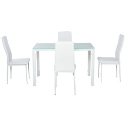 Обеденный набор Homcom 835-255WT (White) Thumb