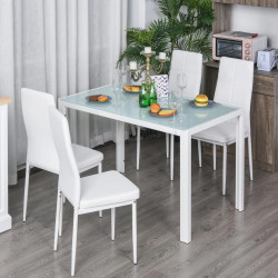 Обеденный набор Homcom 835-255WT (White)
