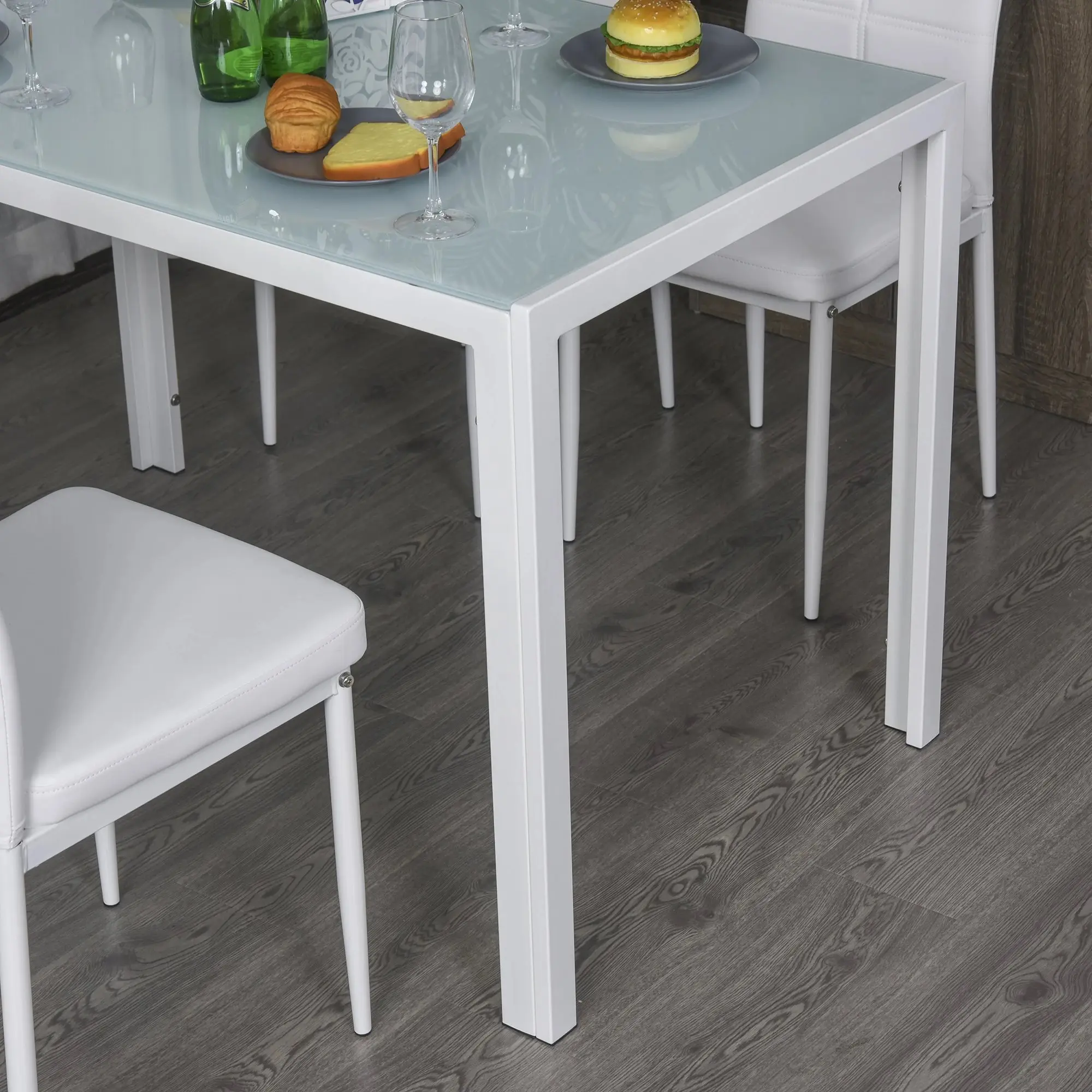 Обеденный набор Homcom 835-255WT (White) - 10
