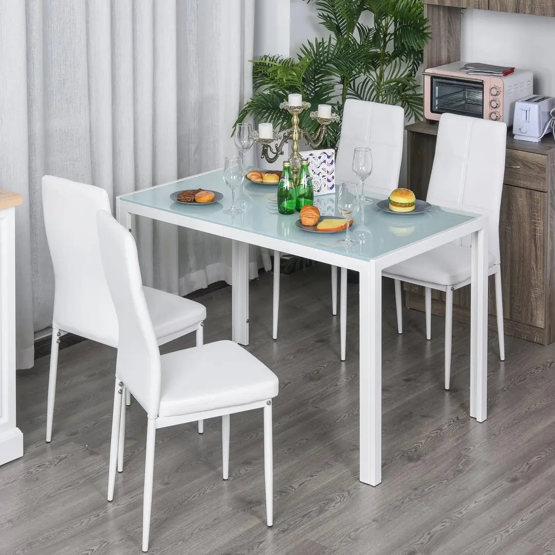 Обеденный набор Homcom 835-255WT (White)