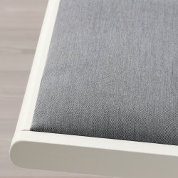 Комплект стол + 2 складных стула Ikea Nasinge/Frosvi/Knisa 48/104/159x85 (Белый/Серый) Thumb
