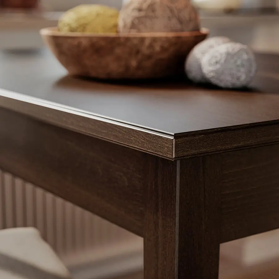 Комплект стол + 2 стула Ikea Nasinge/Hogved 80x60 (Темно-коричневый/Береза) - 3