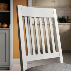 Комплект стол + 2 стула Ikea Nasinge/Tibbleby 48/104/159x85 (Белый/Бежево-серый) Thumb
