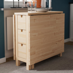 Комплект стол + 2 стула Ikea Norden/Hogved 26/89/152 (Береза) Thumb