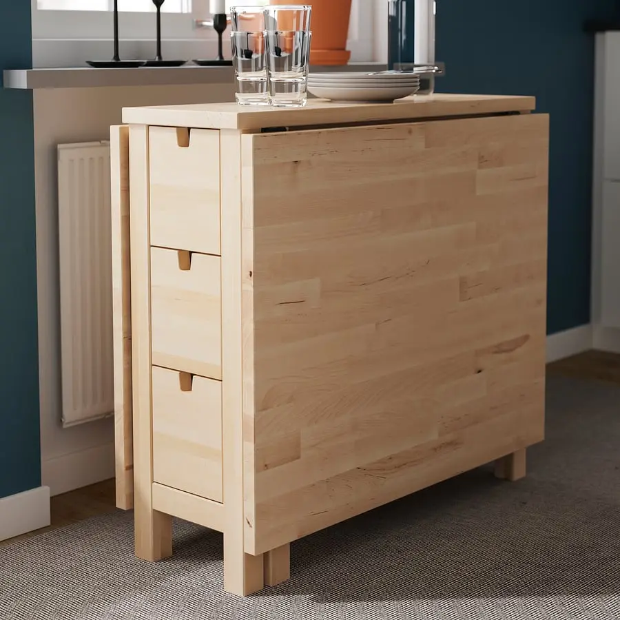 Комплект стол + 2 стула Ikea Norden/Hogved 26/89/152 (Береза) - 3