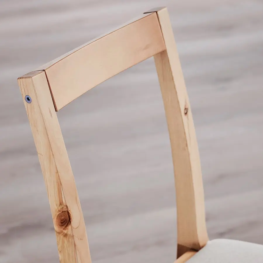 Set masa + 2 scaune Ikea Pinntorp 67/124 (Maro deschis/Alb) - 4