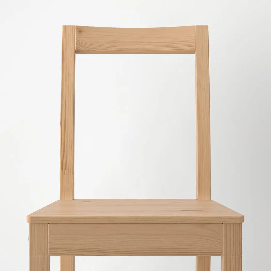Set masa + 2 scaune Ikea Pinntorp 67/124 (Maro deschis/Alb) - 5