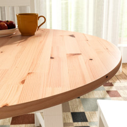 Set masa + 2 scaune Ikea Pinntorp 85 (Alb/Pin) Thumb