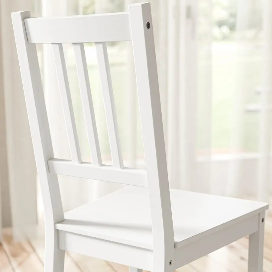 Set masa + 2 scaune Ikea Pinntorp 85 (Alb/Pin) - 4